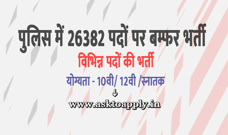 Asktoapply.in Provide Latest Uttar Pradesh Govt Jobs Apply Form on UPPRPB Recruitment 2021 Download Uttar Pradesh Police Recruitment and