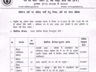 Chhattisgarh State Minor Forest Produce Cooperative Federation Ask to Apply CGMFPFED Recruitment 2022 Apply form 07 Manager Vacancy through asktoapply.com