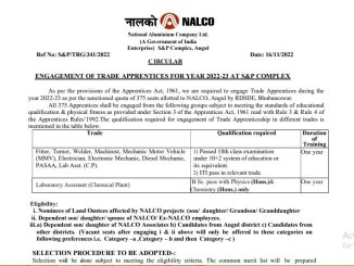 NALCO Vacancy 2022 Ask to Apply National Aluminium Company Limited Recruitment for Trade Apprentice Bharti Form through asktoapply.in