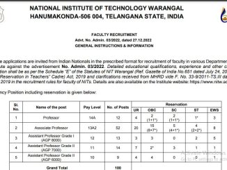 NIT Vacancy 2022 Ask to Apply National Institute of Technology Recruitment for Professor Bharti Form through asktoapply.in
