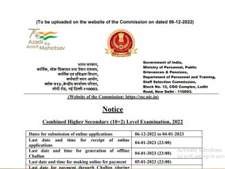 SSC CHSL Vacancy 2022 Ask to Apply Staff Selection Commission Recruitment for LDC Bharti Form through asktoapply.in latest govt job in india