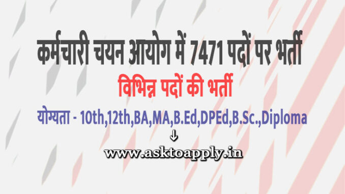 HSSC Vacancy 2022 Ask to Apply Haryana Staff Selection Commission Recruitment for TGT Bharti Form through asktoapply.in latest and best job in india