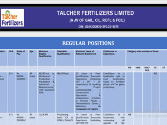 TFL Vacancy 2023 Ask to Apply Talcher Fertilizers Limited Recruitment for Officer Bharti Form through asktoapply.in latest govt job news in india