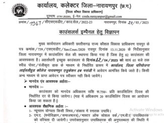 DPLC Narayanpur Vacancy 2022 Ask to Apply District Project Livelihood College Narayanpur Recruitment for counselor Bharti Form through asktoapply.in