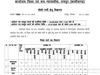 District Session Court Raipur Vacancy 2023 Ask to Apply District and Session Court Raipur Recruitment for Class III Bharti Form through asktoapply.in